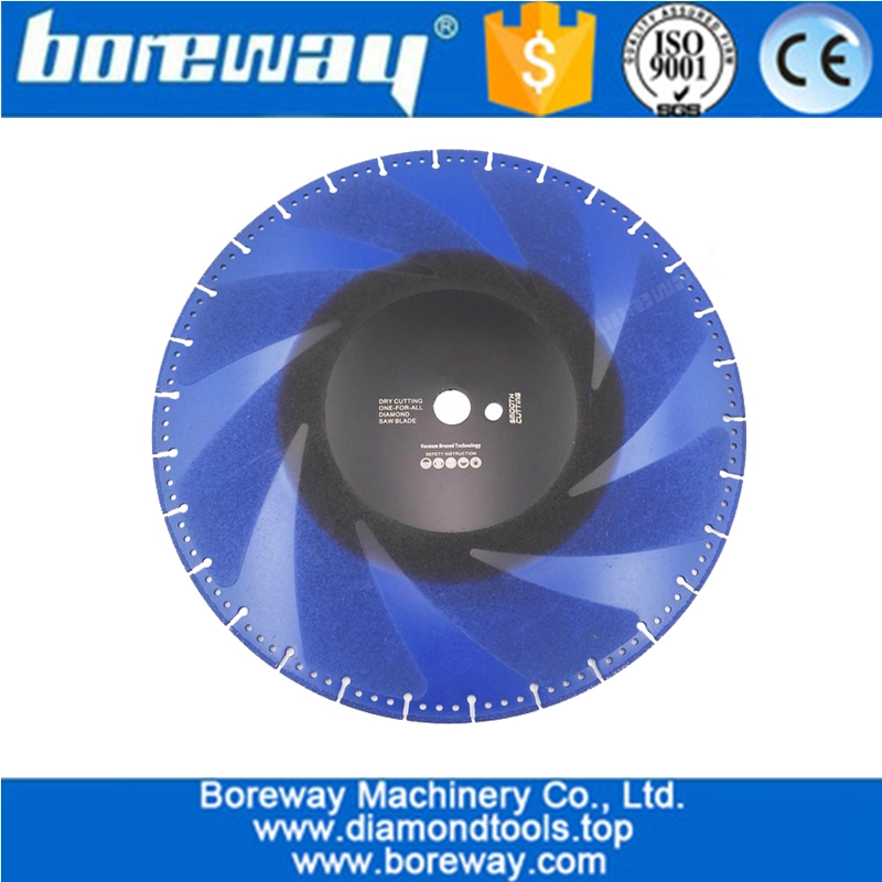 Vacuum Brazed Diamond Blade for All Purpose For stone Demolition Blade