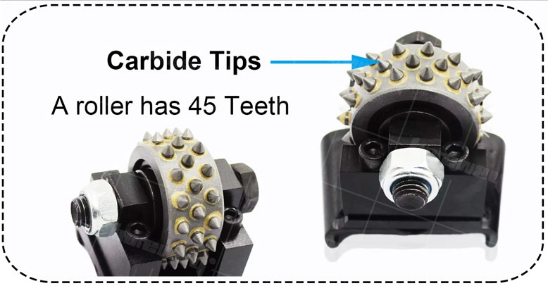 China HTC Concrete Hammer Tools For Suppliers, Three Row Bush Hammer For Manufacturer, Rotary Bush Hammer Roller Manufacturers, Bush Hammer Roller For HTC Grinder