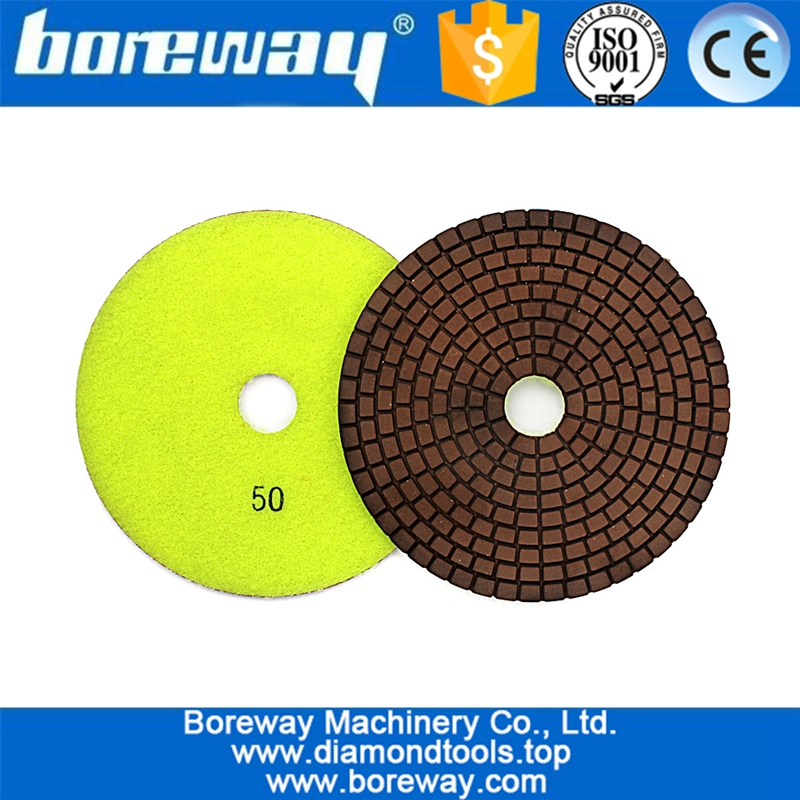 Wet Use 3 Inch Copper Bond Diamond Floor Polishing Pad