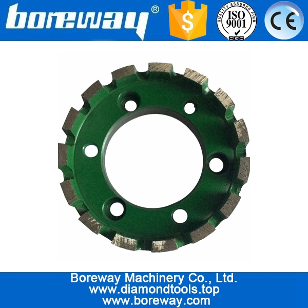 D90x30Tx50H Diamond Super Duty Stubbing Wheel For Marble Sink Hole