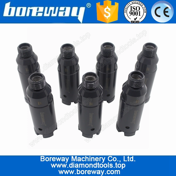 Diamond Hole Saw Drill Bit With Double Theads For Granite D35*110L*1/2