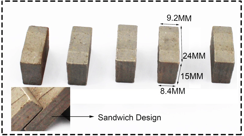 1.6M Multi Blade Diamond Cutting Segment1