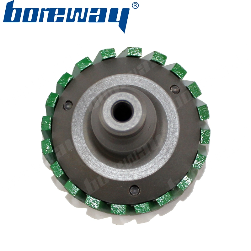 D80*30T*50H diamond heavy duty stubbing wheel with adapter