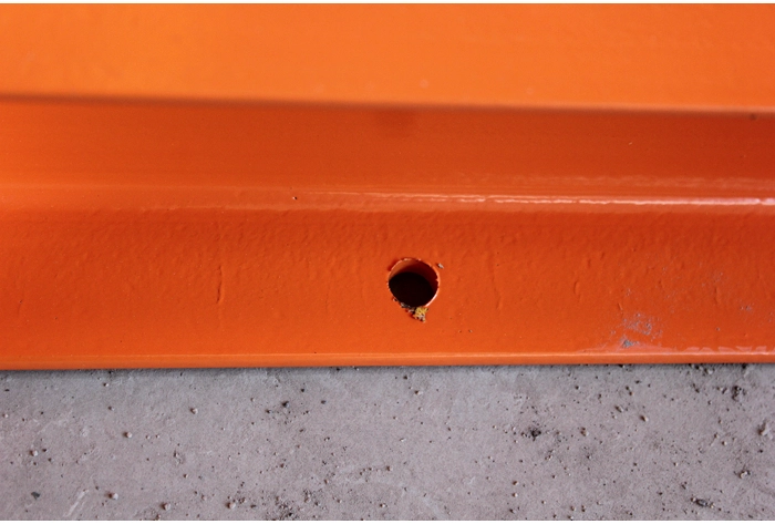 plug type stone slab steel storage rack