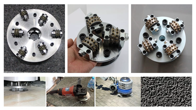 30s Diamond Bush Hammer Roller Wheel 