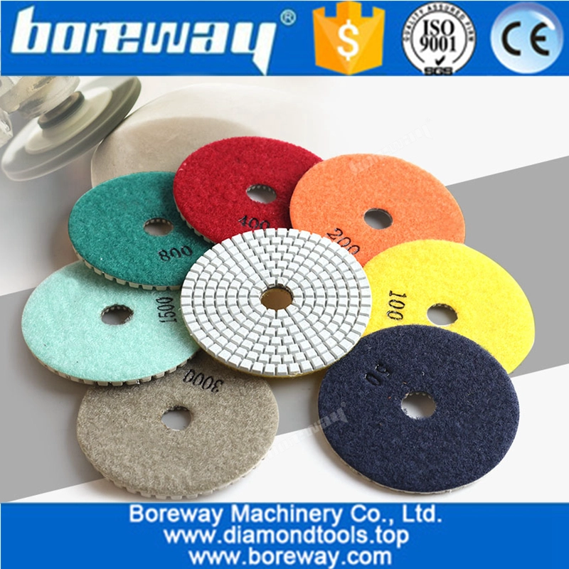 diamond dry and wet polishing pads