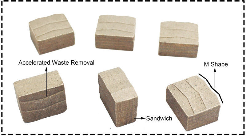 China Diamond Stone Block Segment For 3000mm Saw Blade Russian Market 03