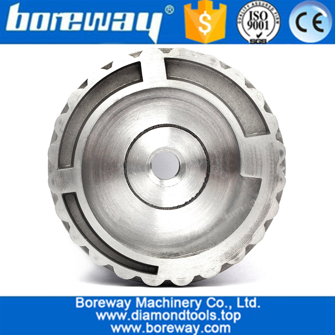 4inch 100mm Aluminum Snail Lock Backer Pad For Diamond Edge Polishing