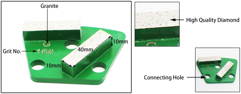 Metal Bond Trapezoid Shape Grinding Shoe Block For Granite Suppliers