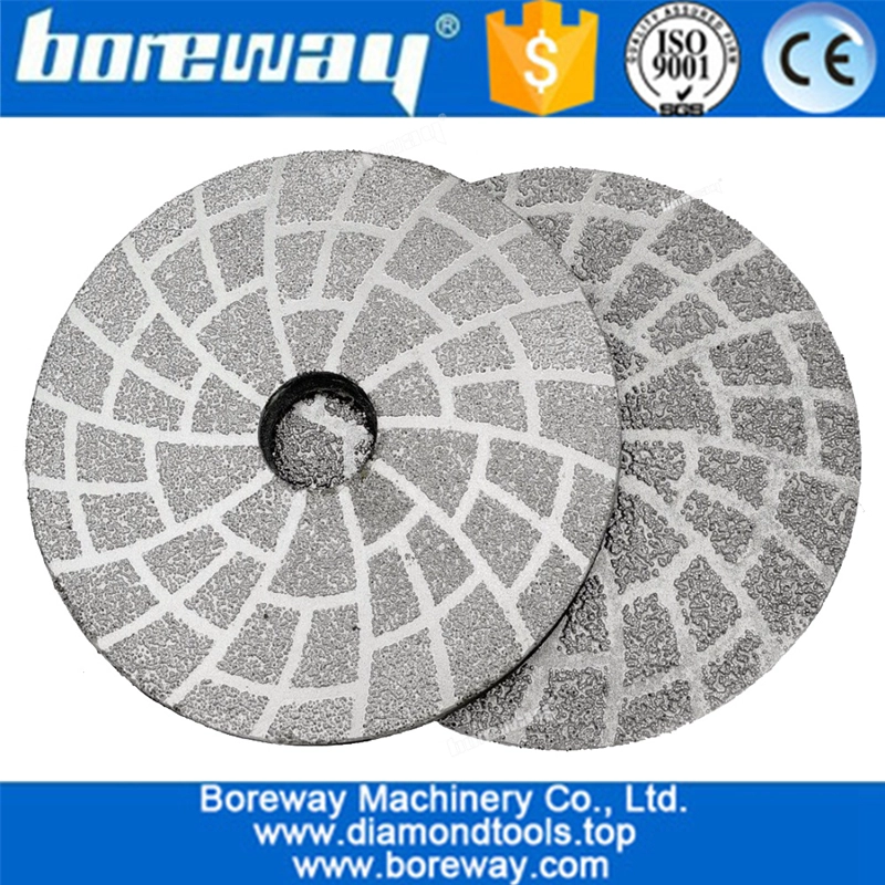 Vacuum Brazed Diamond Grinding pads discs stone  granite floor