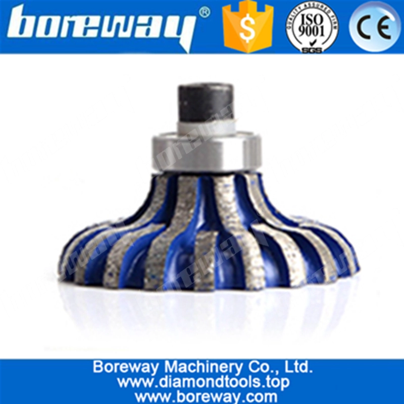 Shape F20 Diamond Profiling wheels router bit for marble slab edging