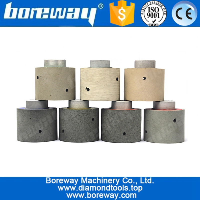 2 inch Diamond Resin Drum Polishing Wheel Wet For Granite Marble Concrete