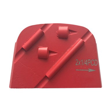 Lavina Diamond Tools With Two Quarter Round PCD Segments And Two Sacrificial Bars