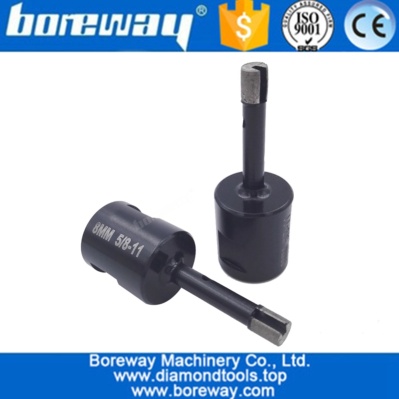 Diameter 8mm Laser Welded Diamond Drilling Core Bits (Wet use) with 5/8-11 thread