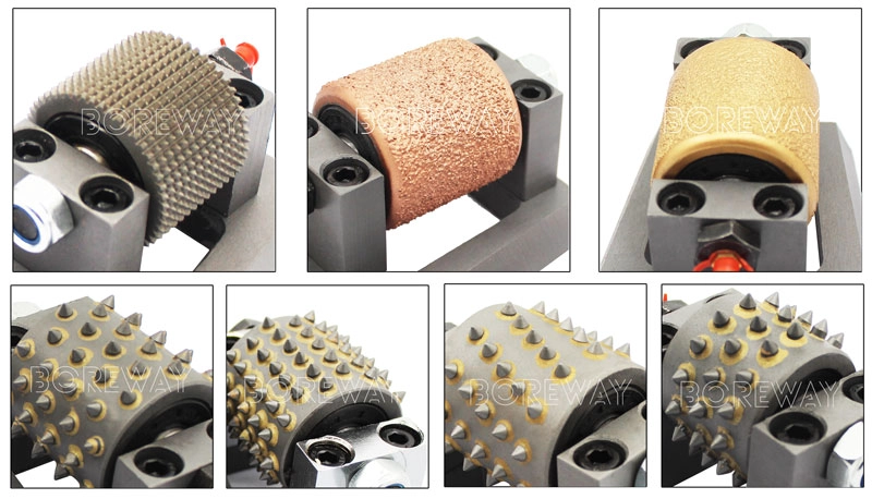 Frankfurt Bush Hammer Roller For Litchi Surface Suppliers