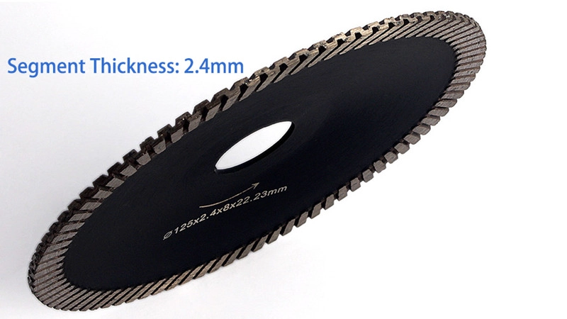 5 Inch concave diamond cutting blade