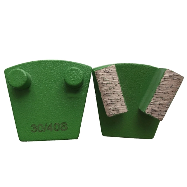 Werkmaster Diamond Concrete Grinder With Double Bar Segments Size 24x10x10mm 16 Grit Soft Bond