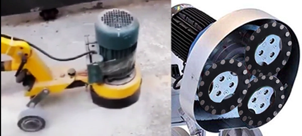 12mm Height Ring Diamond Klindex Grinding Concrete Plate Block Wheel With 16 Bars Manufacturer