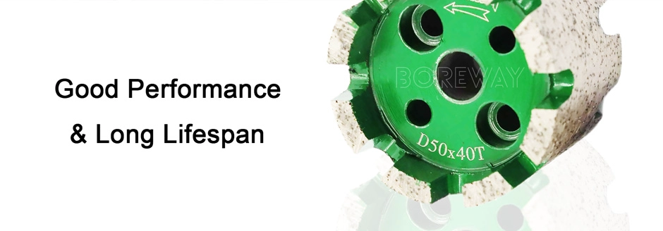 2 Inch CNC Sintering Standard Stubbing Wheels for Marble Granite Suppliers