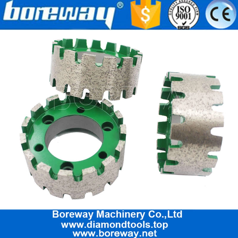 Boreway Factor Price 90mm Diamond Standard Stubbing Wheel For CNC Machine
