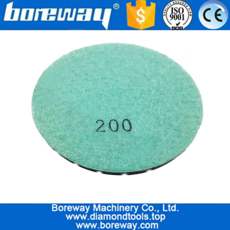 4inch thickened Diamond resin bond concrete polishing pads #200 floor Renew pads2