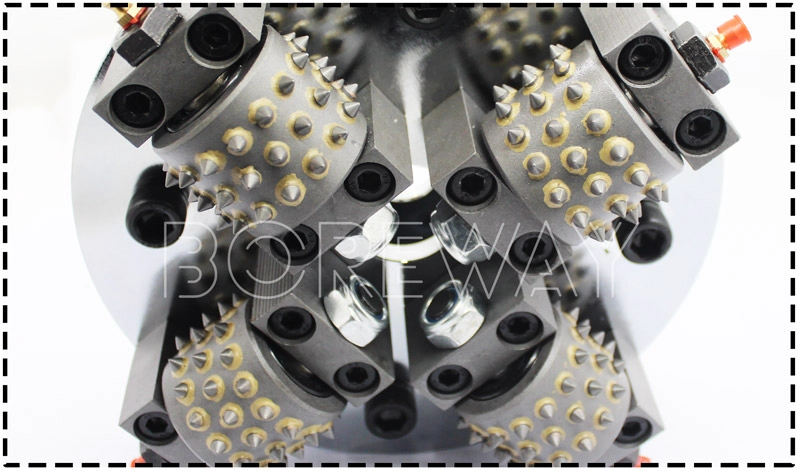 200mm Double Layer Rotary Carbide Alloy Bush Hammer Plate For Granite Finish 6