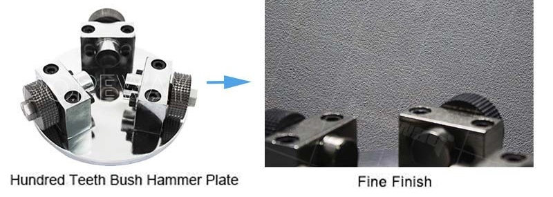 Boreway Factory Professionally Provided Bush Hammer Tool Plate For Grinding Litchi Surface Stone Suppliers, Rotary Bush Hammer Plate Roller for Manufacturer and supplier