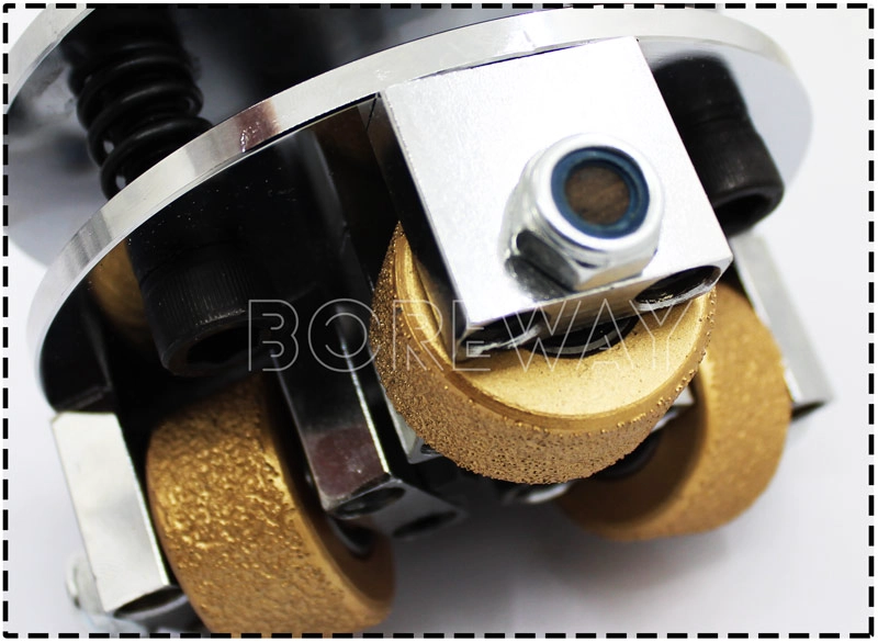 5 inch Double Layer Vacuum Brazing Bush Hammer Plate For Hand Held Machine 990