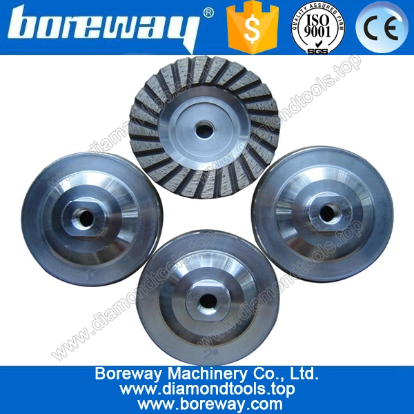 aluminium base diamond cup grinding wheel