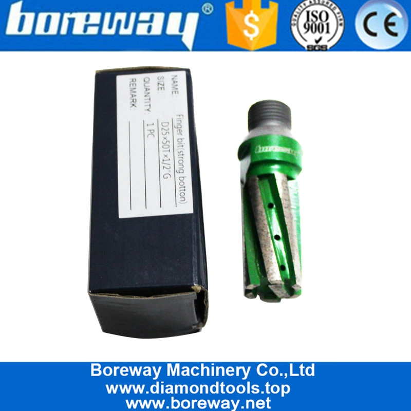 China Factory D25 Diamond Finger Bit with Strengthened Bottom