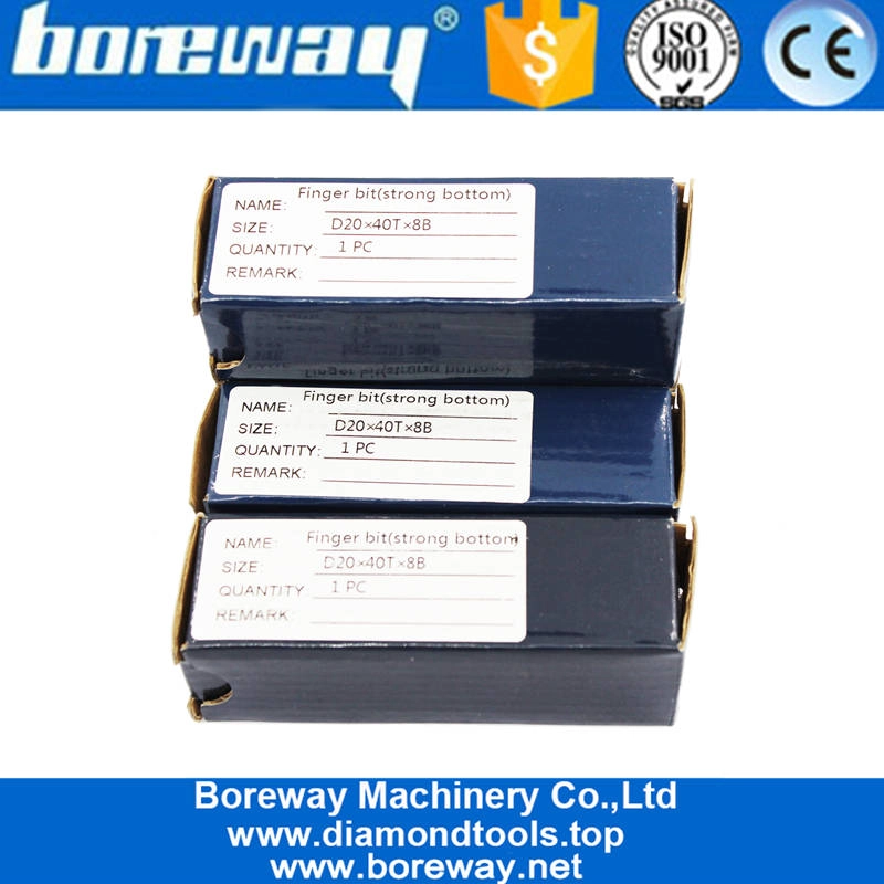 Clamping Handle Diamond Finger Bit With Bottom Segment