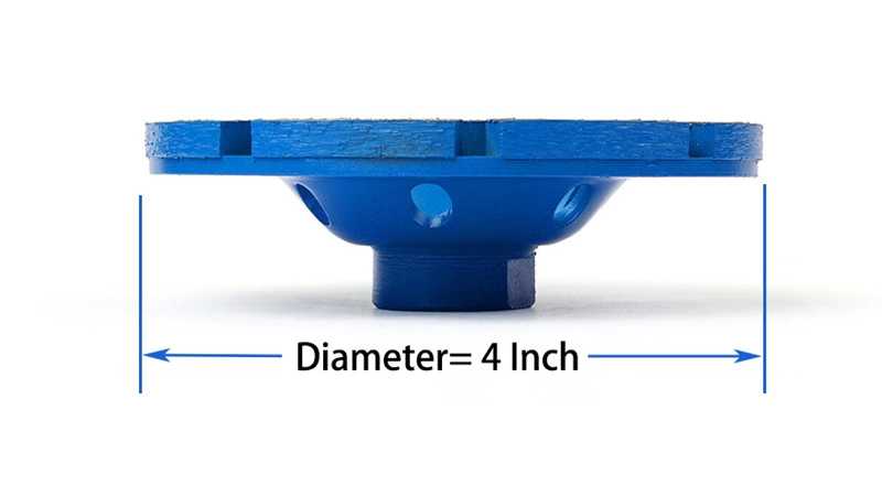 4 Inch double row segment diamond grinding wheel