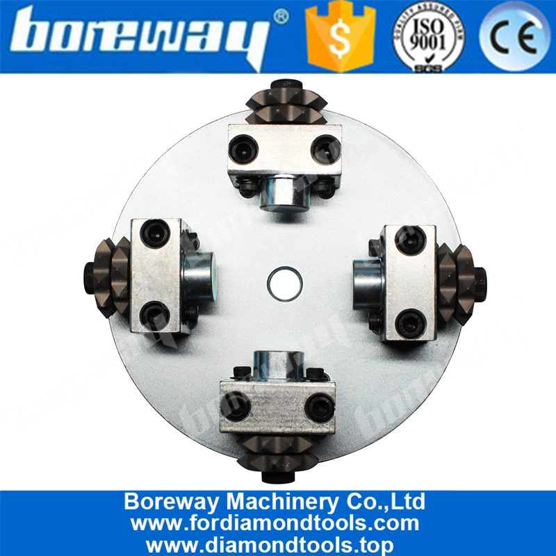 integral star bush hammer plate