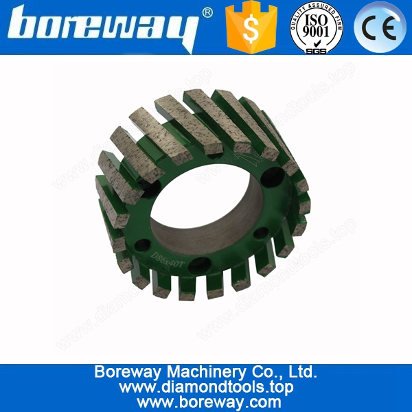 D86x40Tx50H Diamond Segmented Stubbing Cutter Wheel For Sink Hole