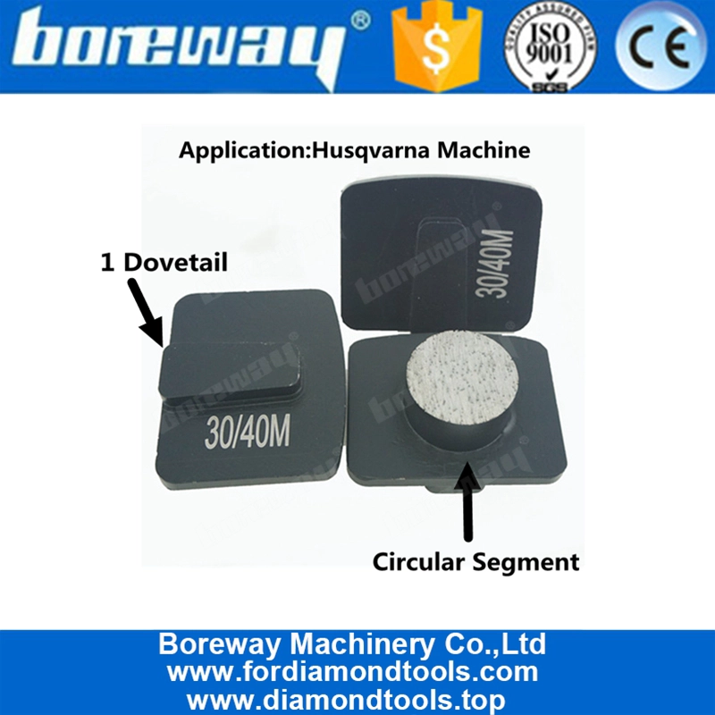 Husqvarna Redi-Lock Concrete Grinding Polishing Round Segment