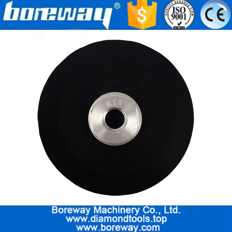 4inch 100mm Aluminum Snail Lock Backer Pad For Diamond Edge Polishing