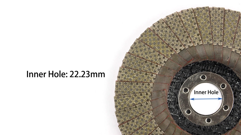 5 Inch electroplate flap sanding discs
