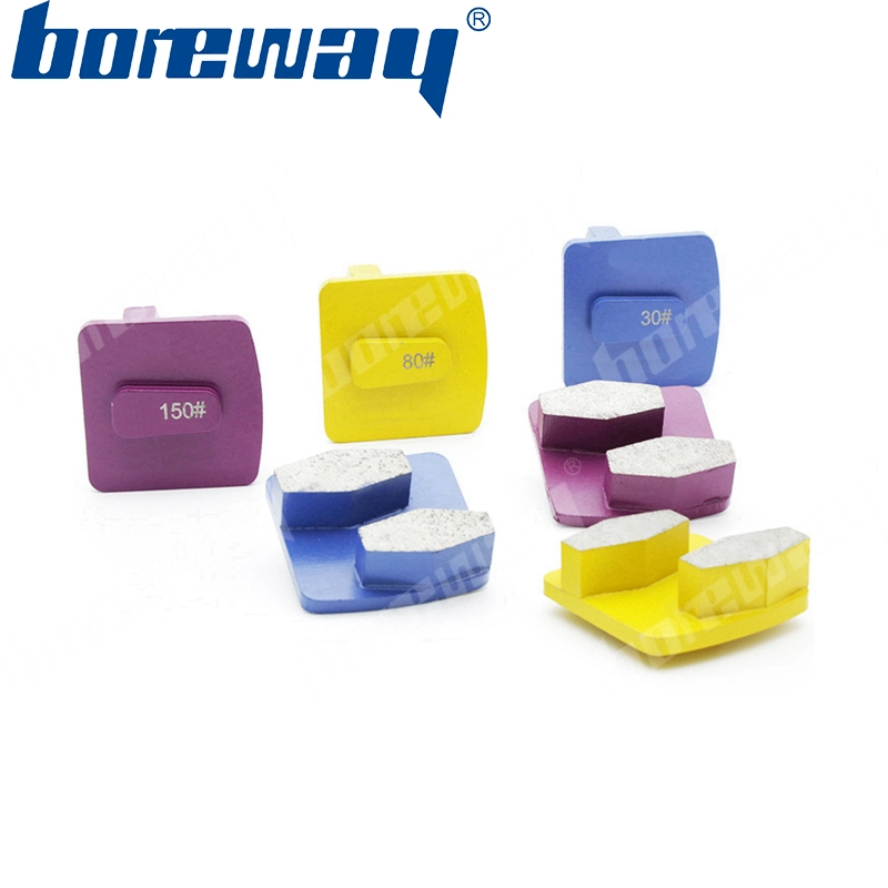 1 rectangle bar diamond grinding head with external plug for husqvarna floor grinding machines