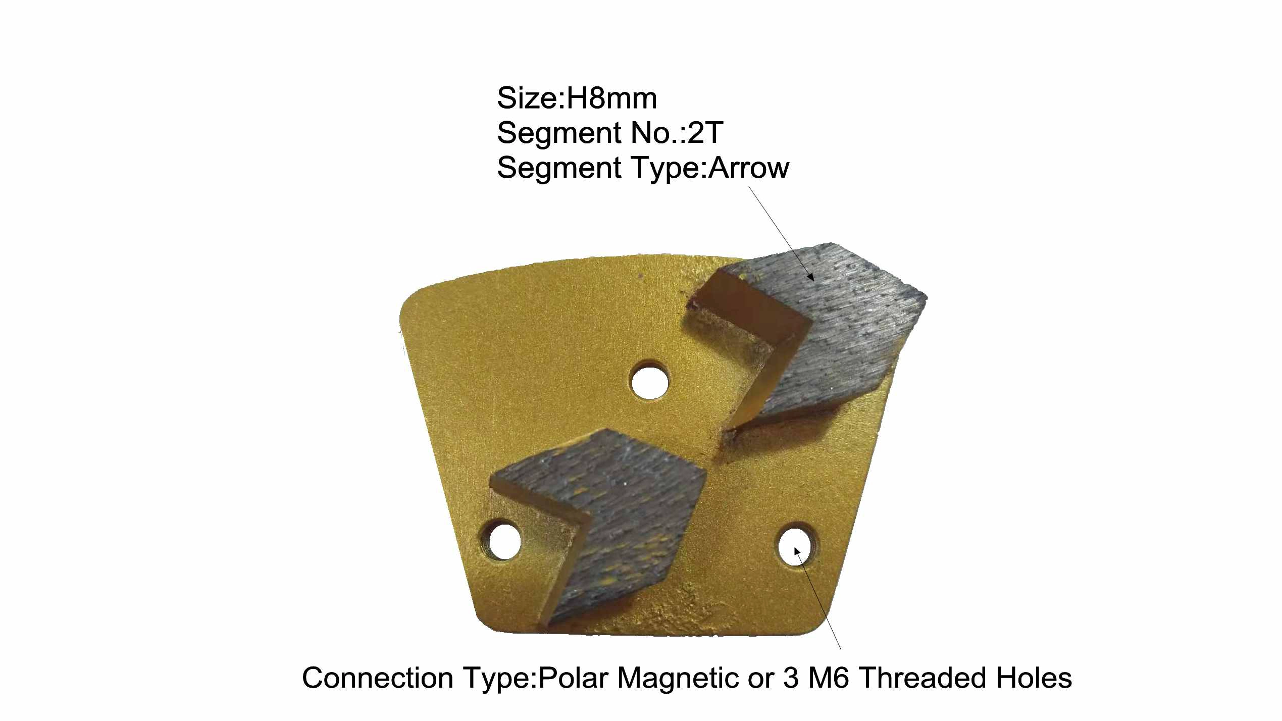 Trapezoid Diamond Concrete Grinding Tools