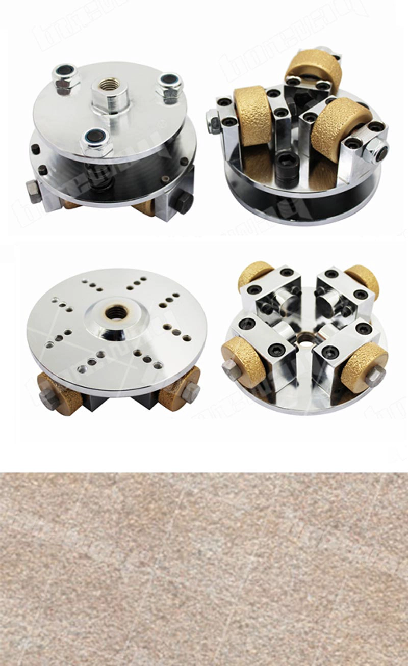 Vacuum Brazed Different Type Bush Hammer Roller Head Block For Sandblast Finish Suppliers