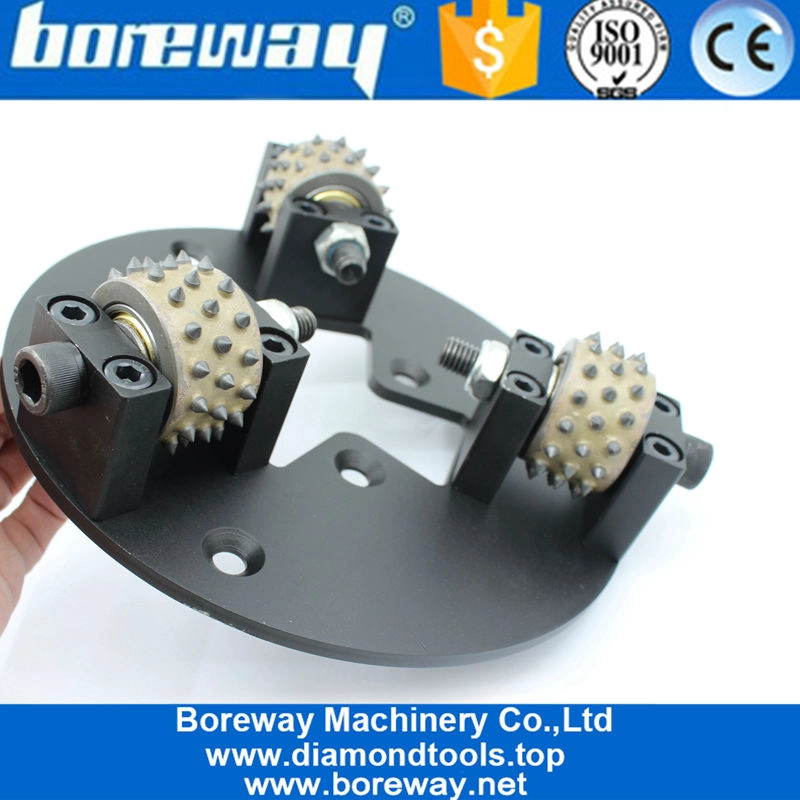 Professional Production 230mm Leaf Slot Bush Hammer Plates For Concrete HTC Floor Machine  