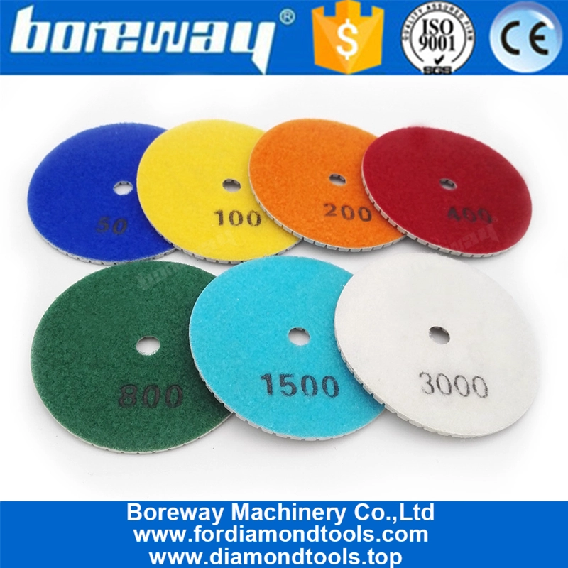 7Pcs/Set Resin Bond Stone diamond polishing pad 1