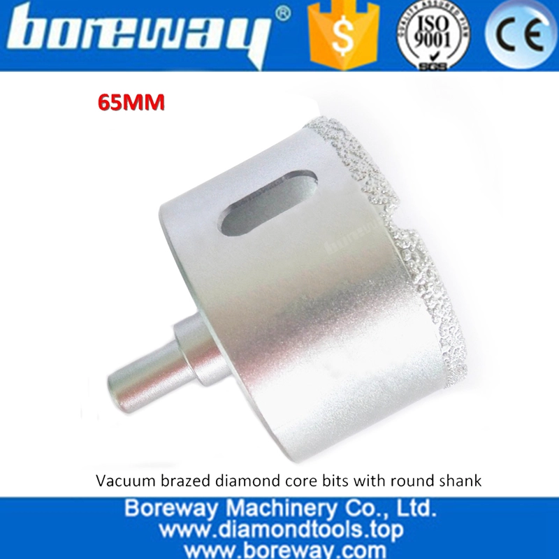 Dia. 35mmm-65mm Vacuum Brazed Diamond drill core bits for stone ceramic 09