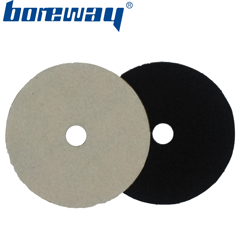 5inch 125mm black and white BUFF polishing pads for stone ceramic