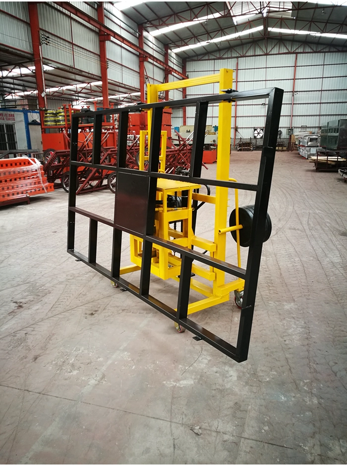 Stone slab transfer cart for stone factory