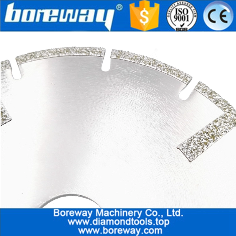 Electroplated reinforced diamond cutting disc 5 inches marble blade