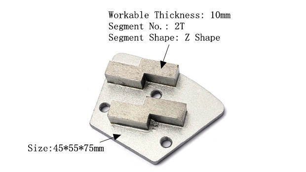 Trapezoid Diamond Concrete Grinding Pad