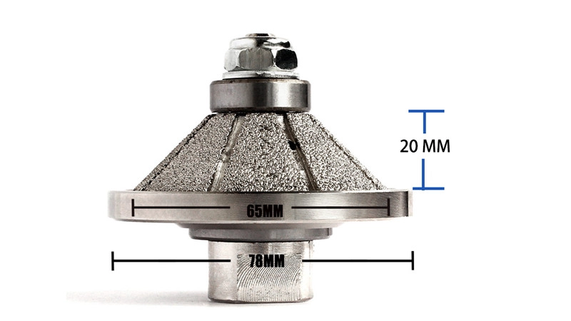 E20 vaccum brazed diamond profile wheel