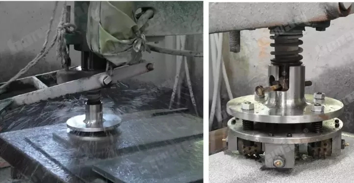 8 Inch Double Layers Bush Hammer Wheel