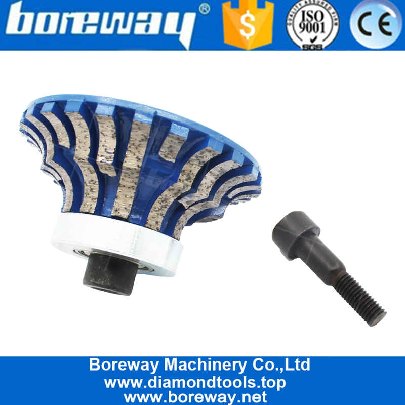 Sintered B+B Shape 20MM Diamond Router Bits for Marble Edge Processing Tools Suppliers